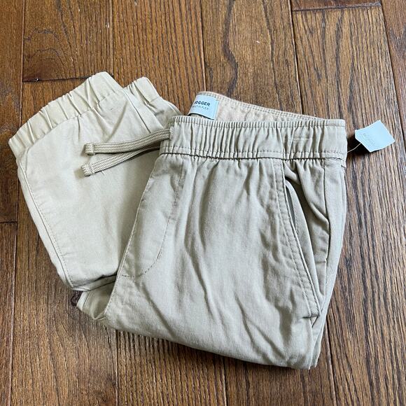 Old navy Jogger Kids Khaki pants Sz 10-12 Large - Picture 1 of 7